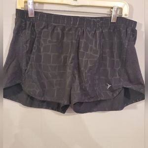 Old Navy running shorts, black, medium